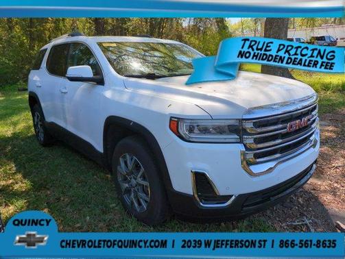 Summit White 2021 GMC Acadia SLE