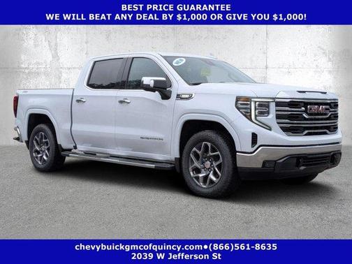 Glacier White 2026 GMC Sierra 1500 SLT