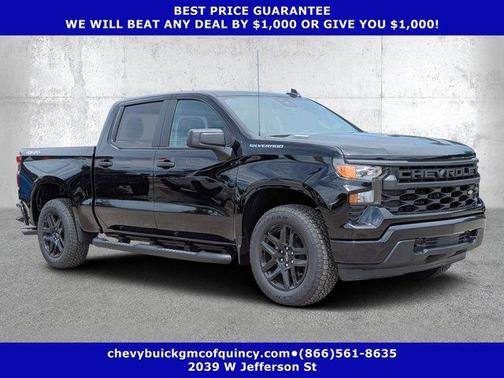 Black 2026 Chevrolet Silverado 1500 Custom