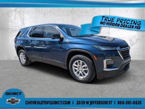 Northsky Blue Metallic 2023 Chevrolet Traverse LS