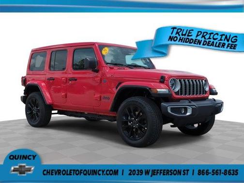 Firecracker Red Clearcoat 2025 Jeep Wrangler 4xe Sahara