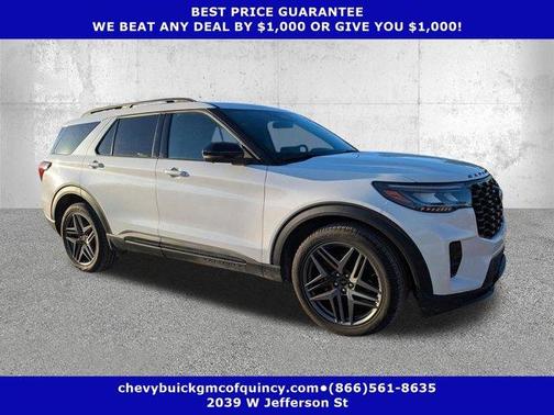 Star White 2025 Ford Explorer ST