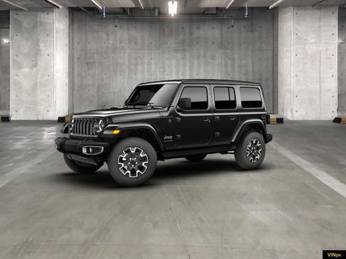 Black Clearcoat 2026 Jeep Wrangler Sahara SUV