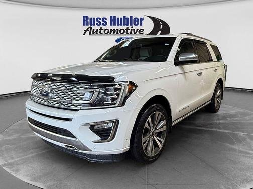 Star White Metallic Tri-Coat 2021 Ford Expedition Platinum