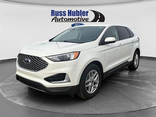 Star White Metallic Tri-Coat 2024 Ford Edge SEL