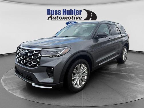 Gray Metallic 2025 Ford Explorer Platinum