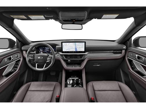 Agate Black Metallic 2026 Ford Explorer Platinum