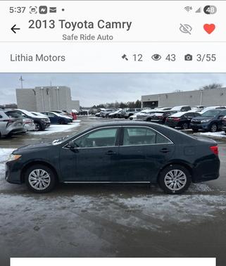 2013 Toyota Camry LE