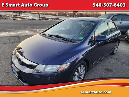 Blue 2010 Honda Civic EX Sedan