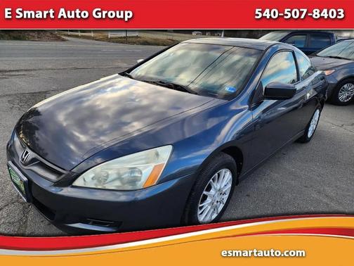 Blue 2007 Honda Accord EX-L Coupe