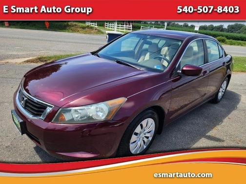 Maroon 2009 Honda Accord 2.4 LX