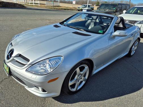Silver 2005 Mercedes-Benz SLK-Class SLK350 Roadster Convertible
