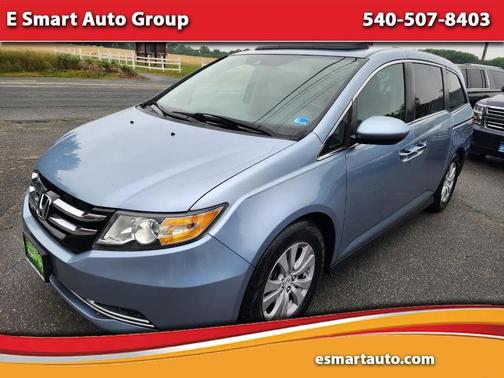 Blue 2014 Honda Odyssey EX-L