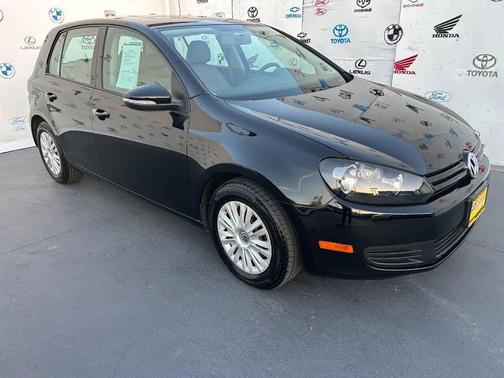 Black 2010 Volkswagen Golf 4-Door