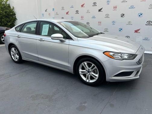 Silver 2018 Ford Fusion SE