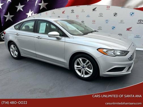 Silver 2018 Ford Fusion SE
