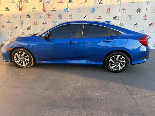 Blue 2017 Honda Civic EX