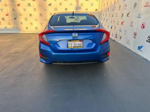 Blue 2017 Honda Civic EX