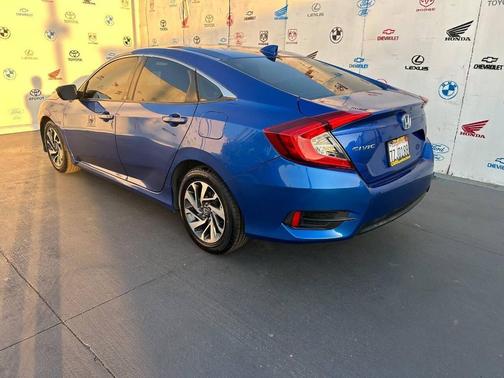 Blue 2017 Honda Civic EX