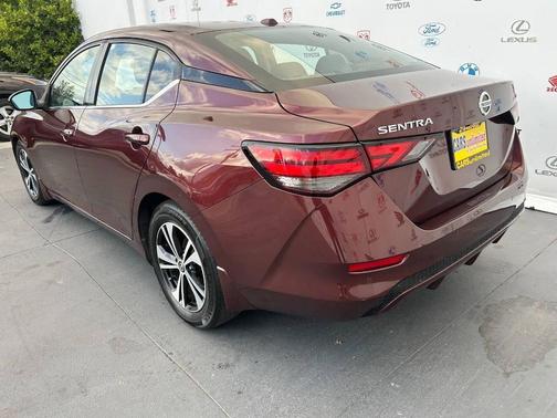 Burgundy 2020 Nissan Sentra SV