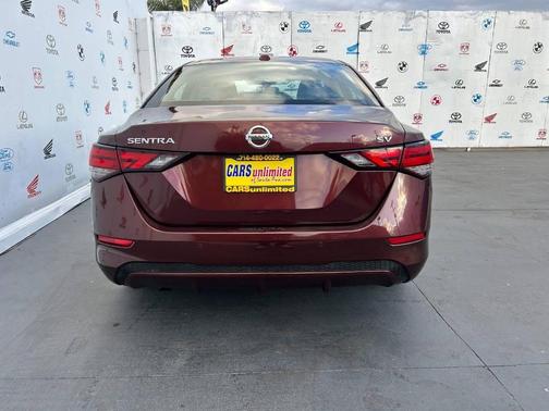 Burgundy 2020 Nissan Sentra SV