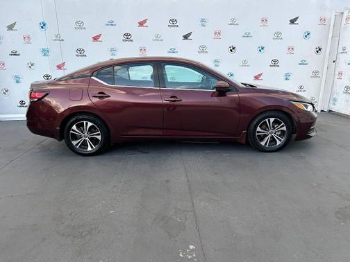 Burgundy 2020 Nissan Sentra SV