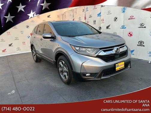 Silver 2018 Honda CR-V EX-L