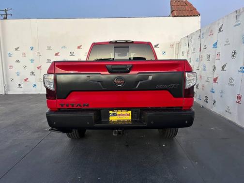 Red 2020 Nissan Titan PRO-4X