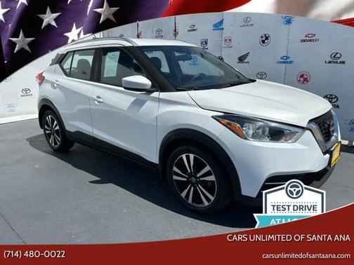 White 2020 Nissan Kicks SV