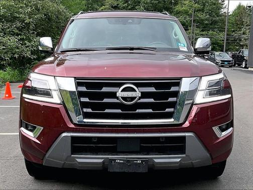 Red 2024 Nissan Armada Platinum
