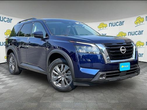 Blue 2024 Nissan Pathfinder SV