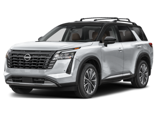 White 2026 Nissan Pathfinder Platinum