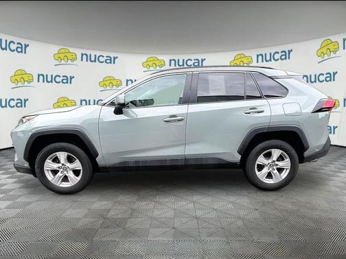 Blue 2021 Toyota RAV4 XLE