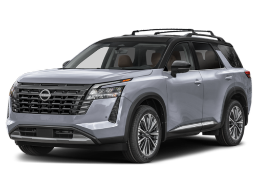 Gray 2026 Nissan Pathfinder Platinum