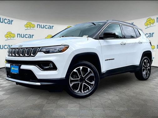 White 2022 Jeep Compass Limited