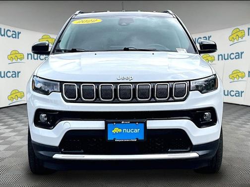 White 2022 Jeep Compass Limited