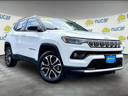 White 2022 Jeep Compass Limited