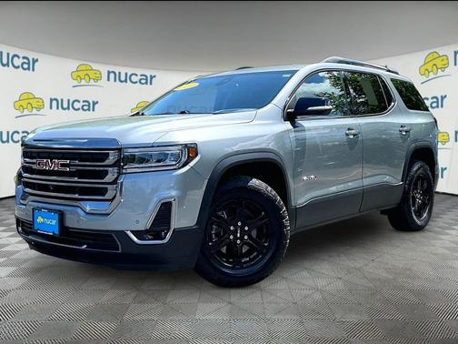 Silver 2023 GMC Acadia AT4
