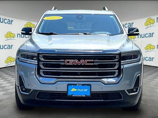 Silver 2023 GMC Acadia AT4