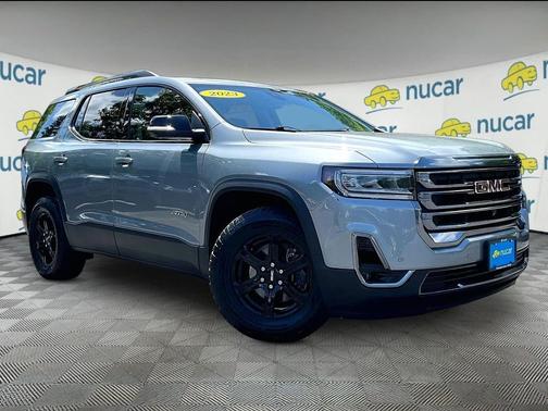 Silver 2023 GMC Acadia AT4