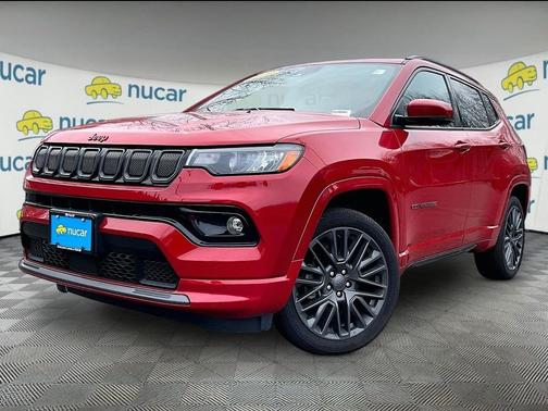 Red 2022 Jeep Compass Limited