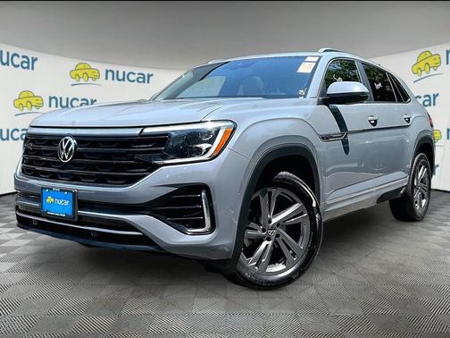 Gray 2024 Volkswagen Atlas Cross Sport 2.0T SEL R-Line