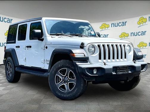 White 2018 Jeep Wrangler Unlimited Sport S