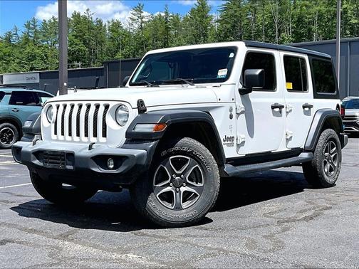 White 2018 Jeep Wrangler Unlimited Sport S