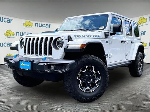 White 2023 Jeep Wrangler Rubicon 4xe
