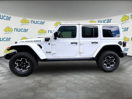 White 2023 Jeep Wrangler Rubicon 4xe