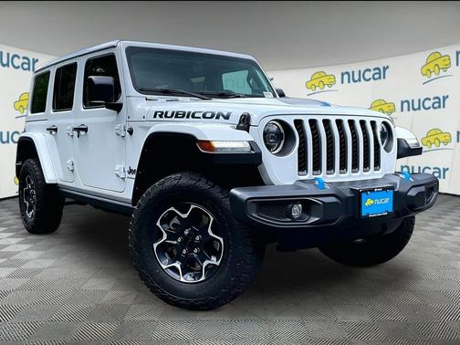 White 2023 Jeep Wrangler Rubicon 4xe