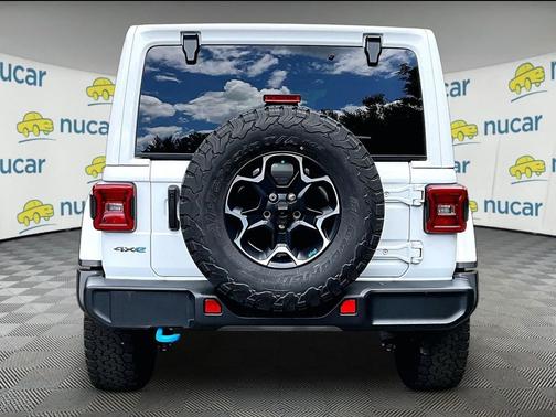 White 2023 Jeep Wrangler Rubicon 4xe