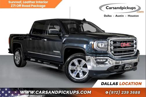 Blue 2017 GMC Sierra 1500 SLT