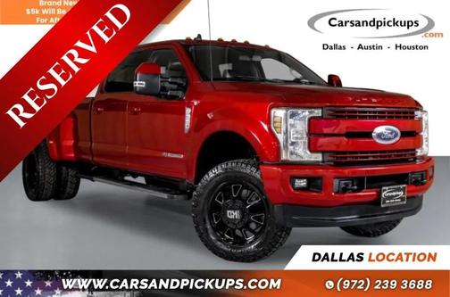 Red 2019 Ford F-350 Lariat